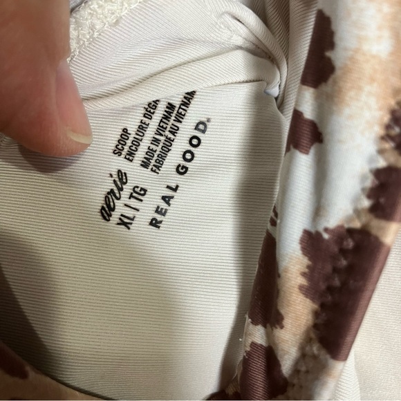 Aerie real good bikini animal print women’s size XL high waisted cheeky scoop - Picture 11 of 13